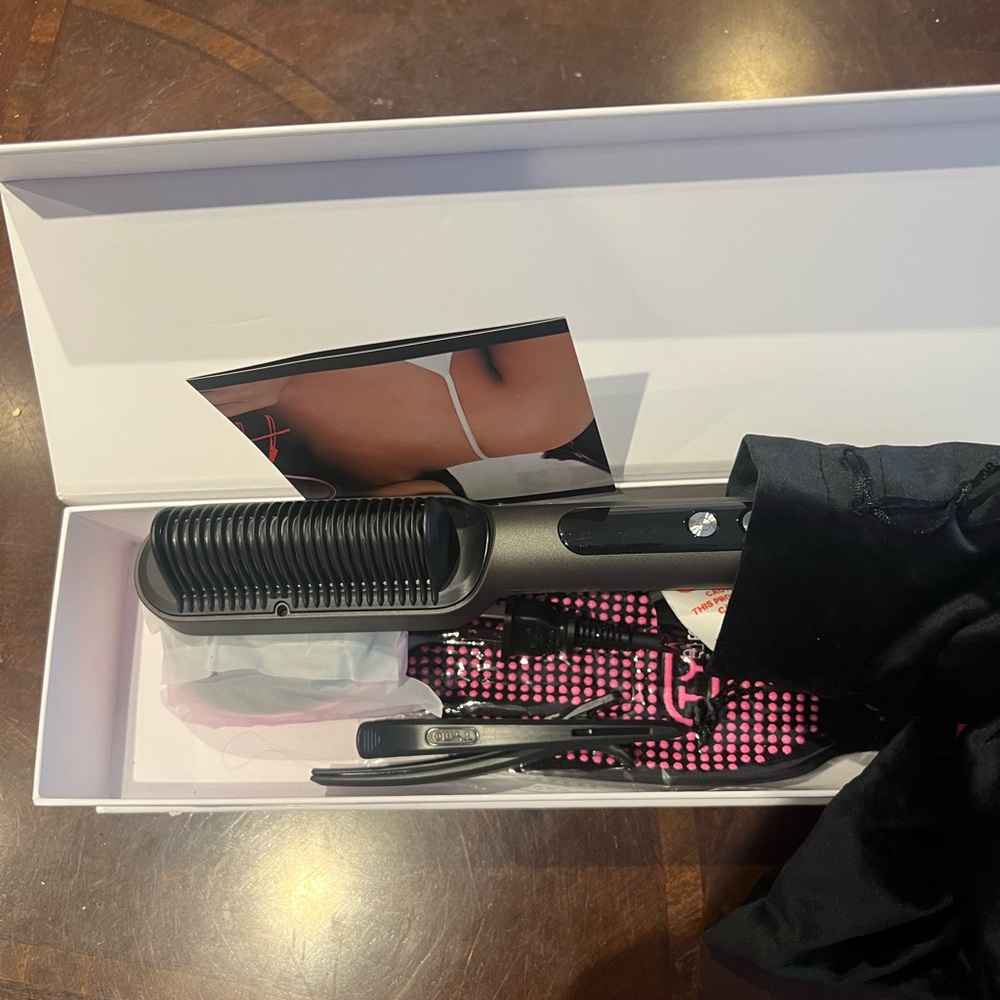 TYMO Ring Plus Ionic Hair Straightening Comb - Picture 3 of 3